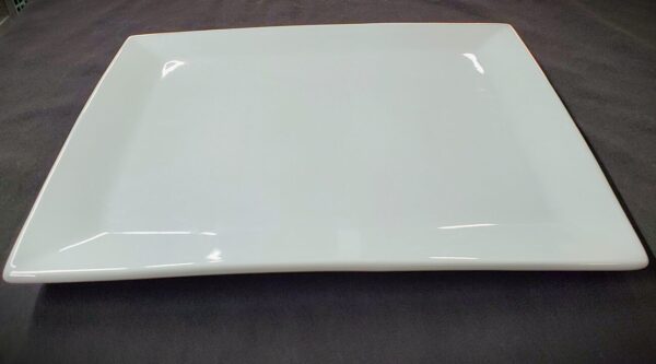 11x13 White China Square Platter - Image 5