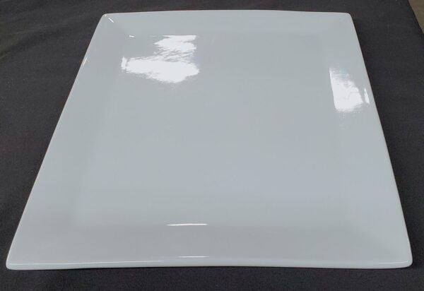 11x13 White China Square Platter - Image 4