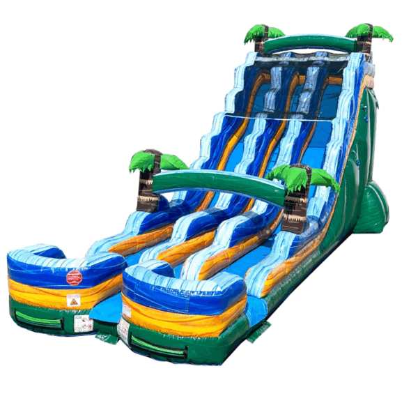 24' Tropicana Dual Lane Slide WET