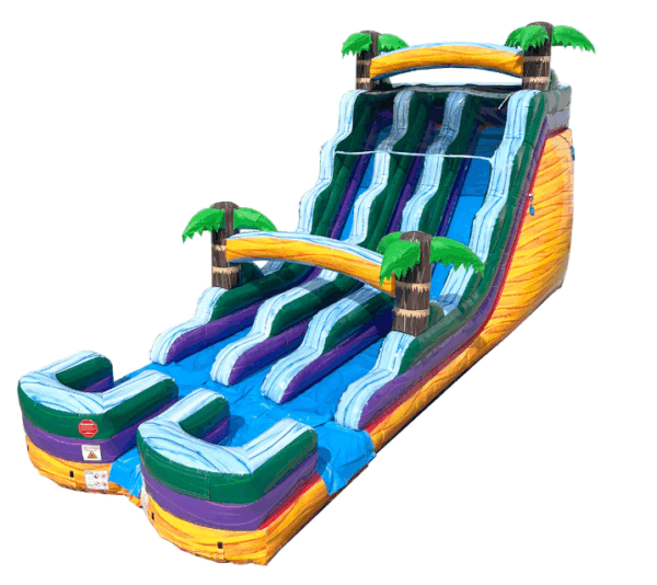 18' Yellow Twin Slide WET - Image 5