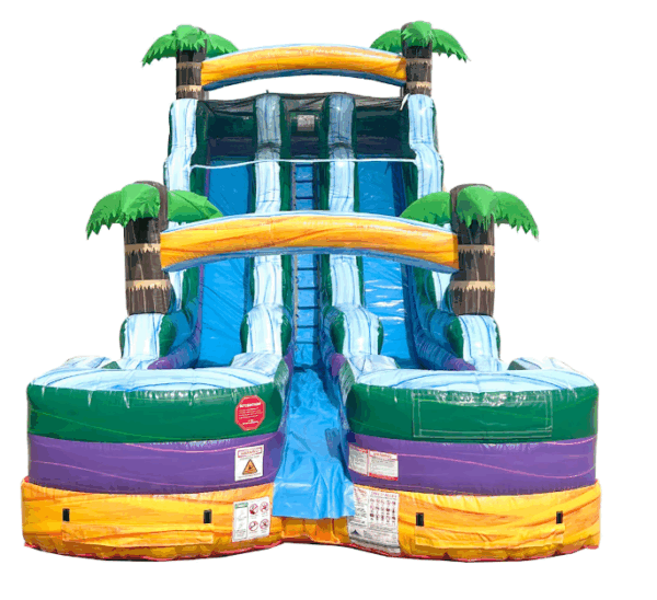 18' Yellow Twin Slide WET - Image 4
