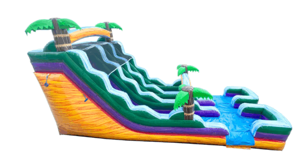 18' Yellow Twin Slide WET - Image 2